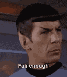 Starterk GIF - Star Trek Fairenough Eyebrow Raise GIFs
