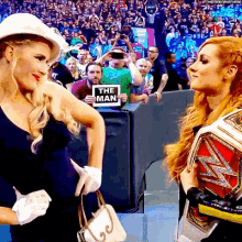 Lacey Evans A Womans Right GIF - Lacey Evans A Womans Right Becky Lynch GIFs