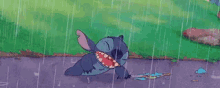Lilo And Stitch Rain GIF