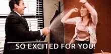 Excited The Office GIF