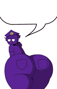 purple talking