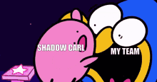Shadow Carl My Team GIF - Shadow Carl My Team Kirby GIFs