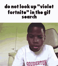 do not look up in the gif search violet fortnite kaizo do not look up violet