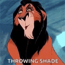 Throwing Shade Lion King GIF - Throwing Shade Lion King Scar GIFs