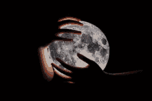 Moon Hug GIF