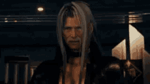 Sephiroth Looks At Window GIF - Sephiroth Looks At Window Willem Dafoe GIFs