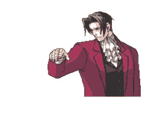 Miles Ace GIF - Miles Ace Attorney GIFs