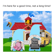 Animated School Gnome School Meme GIF