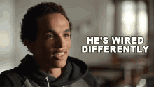 Hes Wired Differently Todd Elwood GIF - Hes Wired Differently Todd Elwood Darius Marcell GIFs