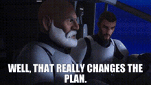 Star Wars Captain Rex GIF - Star Wars Captain Rex Well That Really Changes The Plan GIFs