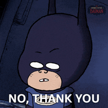 No Thank You Damian Wayne GIF - No Thank You Damian Wayne Merry Little Batman GIFs