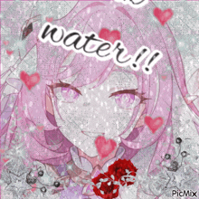 Honkai Elysia GIF - Honkai Elysia Drink Water GIFs
