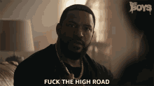 Fuck The High Road Mothers Milk GIF - Fuck The High Road Mothers Milk Laz Alonso GIFs