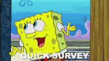 Quick Survey Spongebob GIF - Quick Survey Spongebob Are You Busy GIFs