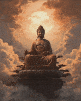 Buddha Wolken GIF