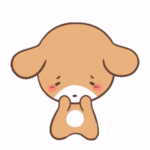 puppy brown blushed sad shy puppy brown blushed sad shy