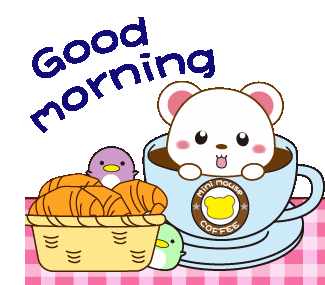 Good Morning Sticker - Good Morning Cute - Discover & Share GIFs