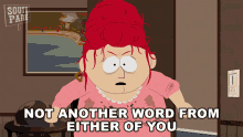 Not Another Word From Either Of You South Park GIF - Not Another Word From Either Of You South Park Dont Speak GIFs