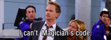 Barney Stinson Magicians Code GIF - Barney Stinson Magicians Code How I Met Your Mother GIFs