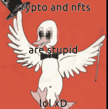 disco duck dancing crypto nfts