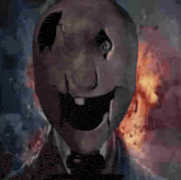a picture of a cartoon character with a smiley face on his face