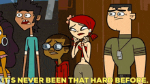 Total Drama Zoey GIF - Total Drama Zoey Its Never Been That Hard Before GIFs