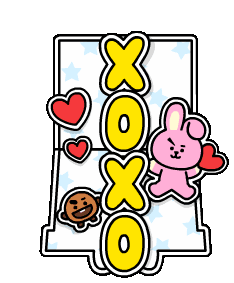 Bt21 Xoxo Sticker - Bt21 Xoxo Cooky Stickers