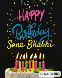 Happy Birthday Sona Bhabhi GIF - Happy Birthday Sona Bhabhi GIFs