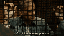 I Don'T Know Who You Are. GIF - Prison Break Prison Break Gi Fs Who Are You GIFs