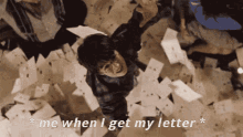 Harry Potter Catch The Letter GIF - Harry Potter Catch The Letter GIFs