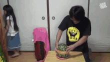 Watermelon Explosion Rubber Bands GIF - Watermelon Explosion Rubber Bands Prank GIFs