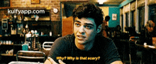 Why? Why La That Scary?.Gif GIF - Why? Why La That Scary? Noah Centineo Person GIFs