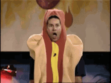 Shocked Hot Dog GIF