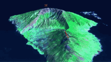 Volcano Landslide GIF - Volcano Landslide Tsunami GIFs