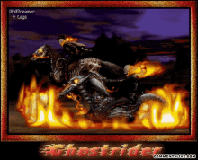 Ghost Rider GIF - Ghost Rider Comicbookcharacter Manonfire GIFs