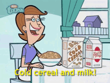 The Fairly Oddparents Mrs Turner GIF - The Fairly Oddparents Mrs Turner Cold Cereal And Milk GIFs