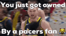 Pacers Fan Pacers Burner GIF - Pacers Fan Pacers Burner Wolby GIFs