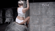 Test GIF - Miley Cyrus Wrecking Ball Music GIFs