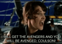 coulson avengers maria hill i will get the avengers you will be avenged