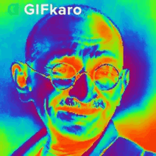Psychedelic Gandhi Jayanti GIF - Psychedelic Gandhi Jayanti Gifkaro GIFs