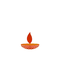 a candle in a bowl with a flame coming out of it on a white background