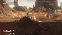 a video game is being played and a screen says " stratagems " and " reinforce "