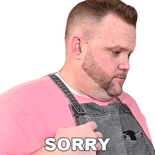 Sorry Matthew Hussey Sticker - Sorry Matthew Hussey The Hungry Hussey Stickers