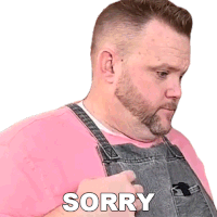 Sorry Matthew Hussey Sticker - Sorry Matthew Hussey The Hungry Hussey Stickers