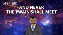 And Never The Twain Shall Meet Shall Not Come Across GIF