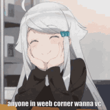 Anime Weeb Corner GIF - Anime Weeb Corner Smile GIFs