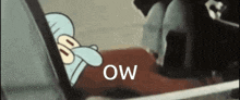 Squidward Ow GIF