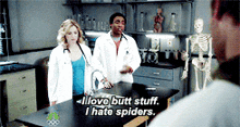 I Love Butt Stuff Hate Spiders GIF - I Love Butt Stuff Hate Spiders Community Tv Show GIFs