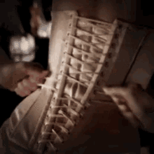 tied corset