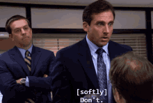 The Office Michael Scott GIF - The Office Michael Scott Dont You Dare GIFs